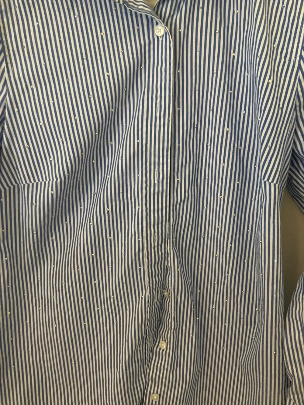 Sparkly button down shirt